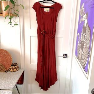 LAST CALL Anthropologie x Moulinette Soeurs tortoiseshell belt maxi 🌹